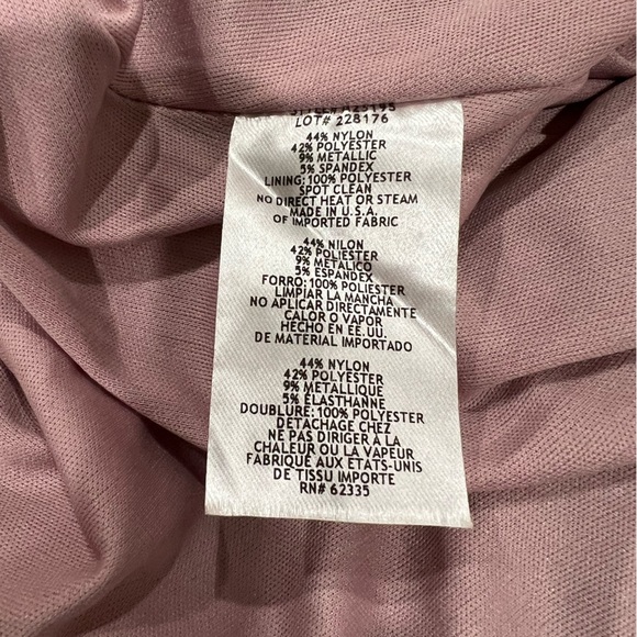 Adam Pink Sequin Maxi Gown Spaghetti Strap Prom - Picture 13 of 13